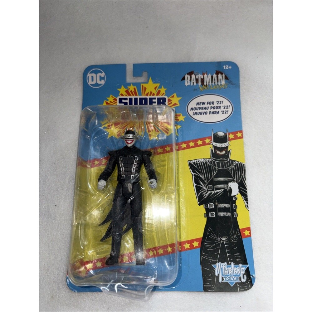 DC SUPER POWERS The Batman Who Laughs Joker Earth-22 Mcfarlane Toys 4.5” 2022